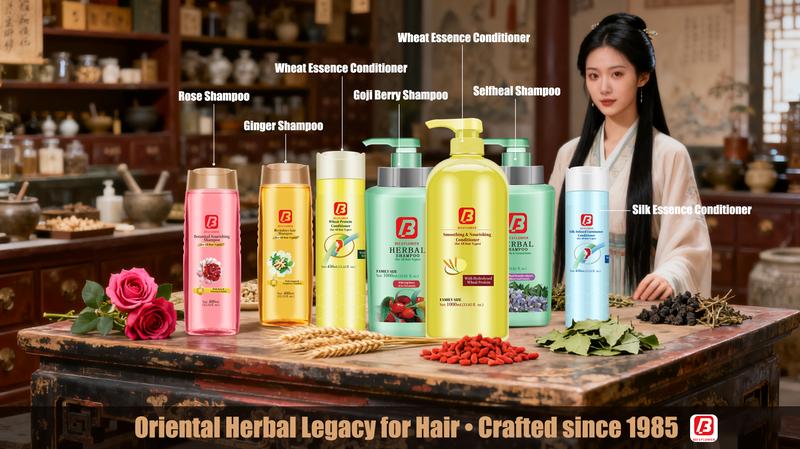 A New Way To Hair Care: BEE&FLOWER Ginger & Rose Shampoo - Sulfate-Free Formula To Manage Greasiness & Boost Fullness - For All Hair Types