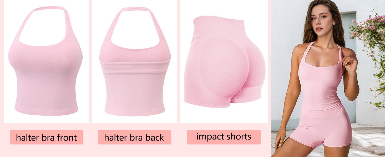 Jetjoy 2 Piece Workout Sets for Women, Long or Short Sleeve T Shirt Tank Top + Workout Shorts Butt Lifting Gym Seamless Booty Biker Shorts, Going Out Gym Sets Fitness Clothes Skinny Sportswear Compression Activewear Gymwear Fitness Clothes Mesh Athleisure