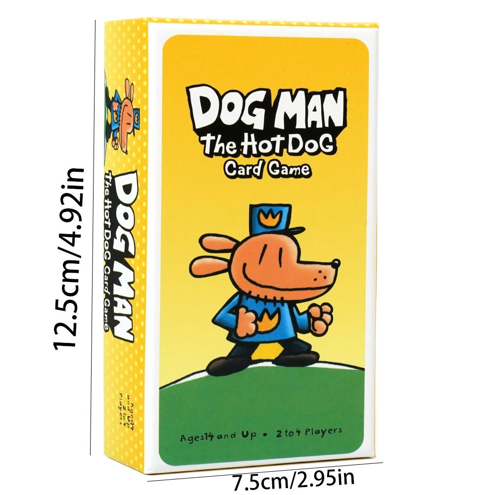 64Cards Dog Man The Hot Dog Card Game Family Fun Game for Friends and ...