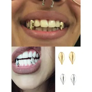 Personalized Tooth Decoration: Smooth Surface, Small Tiger Teeth, Pointed Teeth, Upper And Lower Tooth Decoration, Funny Vampire