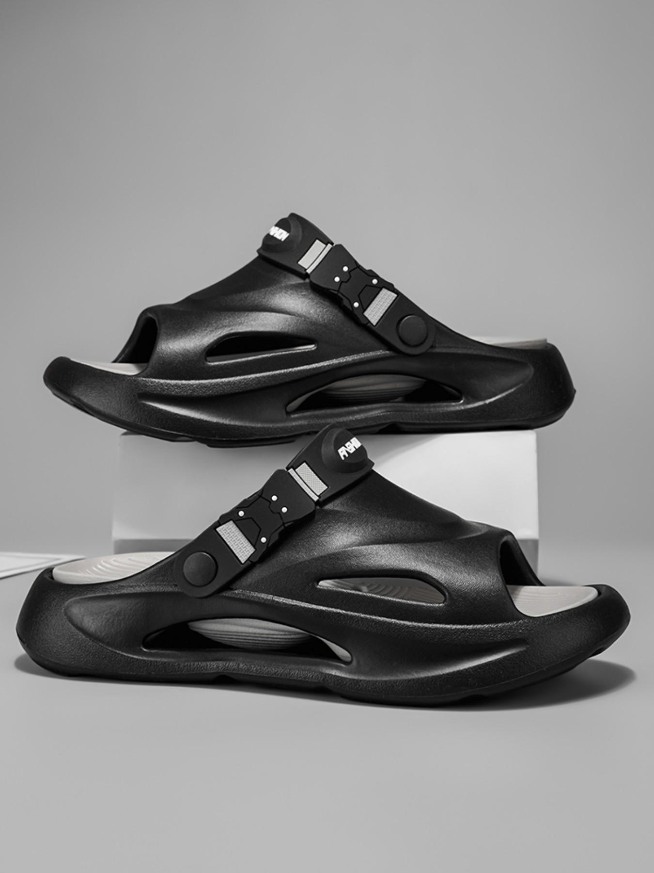 Men's Summer Outdoor Sandals, Anti-Slip Durable Beach Shoes, Two-Color Slip-On Slippers, New Arrival Men's Footwear