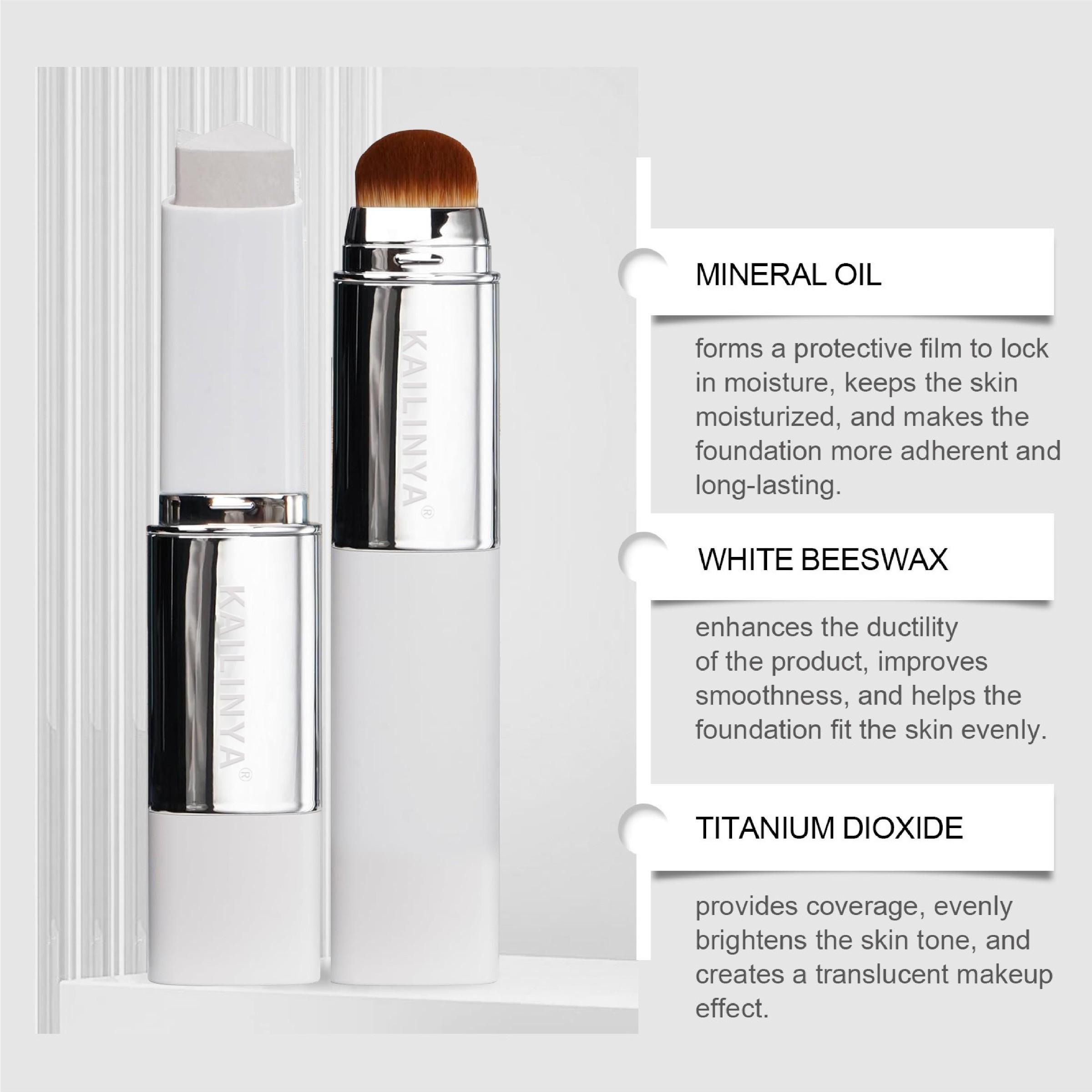 Dual-Ended Color-Changing Foundation Stick, Concealer, Contour, Highlighter, Long-Lasting, Flawless Finish, No Cakey Makeup