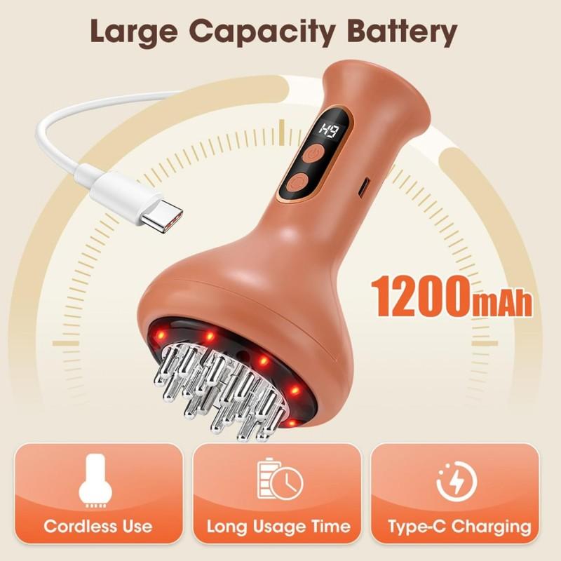 Electric massager, 9 suction modes, wireless charging, intelligent cupping massager, Smart Cupping Machine, suitable for arms, legs, and back, Chargeable