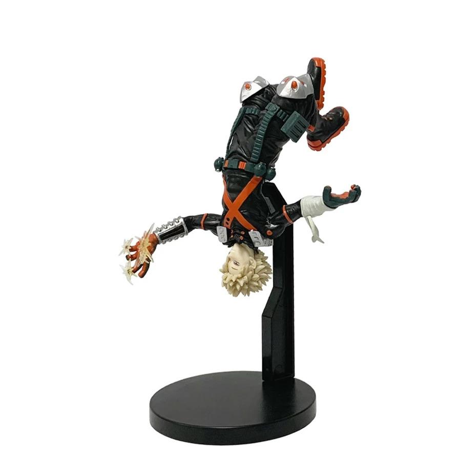 18cm Boku no Hero Academia Anime Figure Bakugo Katsuki Action Figure Midoriya Izuku/Todoroki Shoto Figurine PVC Collection Toys