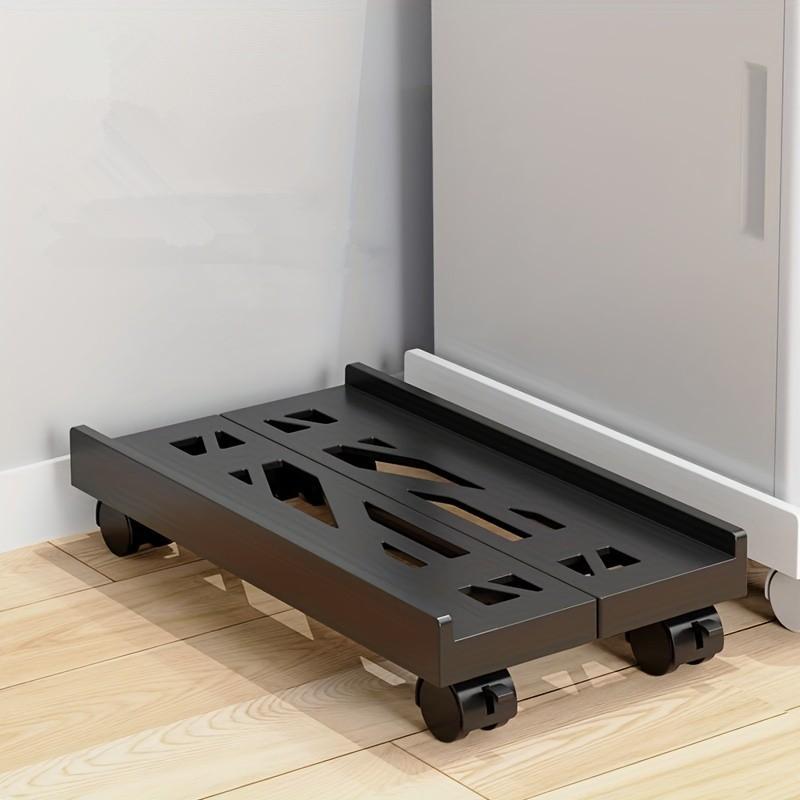 PC Tower Stand, Adjustable Computer Case Holder for Office, Printer Tray and Portable Cpu Cart, Laptop Desk Cart, Suitable for Desktop, Printer, Air Purifier