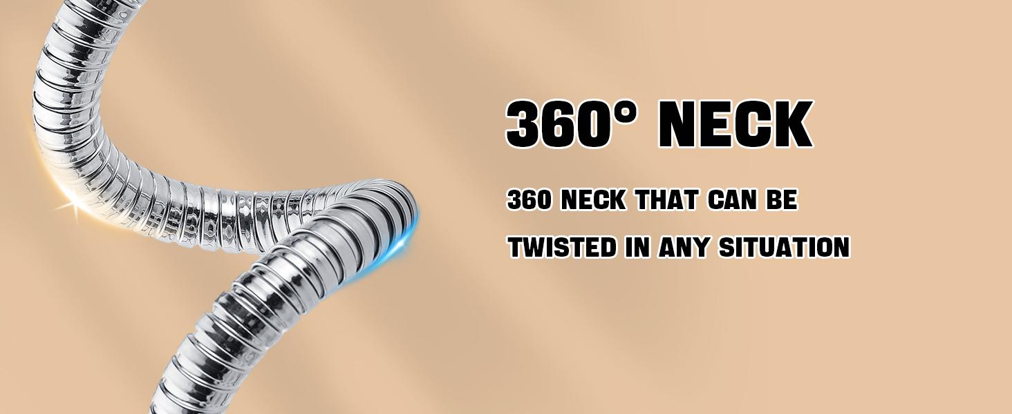 Candle Lighter Windproof Flame-Less with 360° Flexible Neck & LED Power Display, Type-C Rechargeable for BBQ, Grill, Camping, Fireplace, Stove,Gift for Mom Women Men Wife Sister