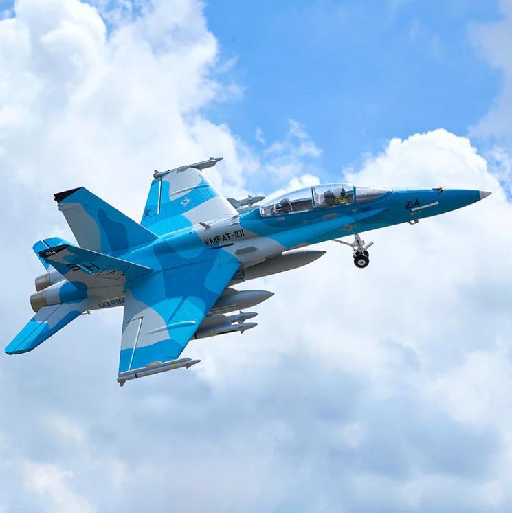 FMS EDF Jet 64mm F/A-18 Hornet  PNP gifts（PNP = plane only） Remote Control Aircraft