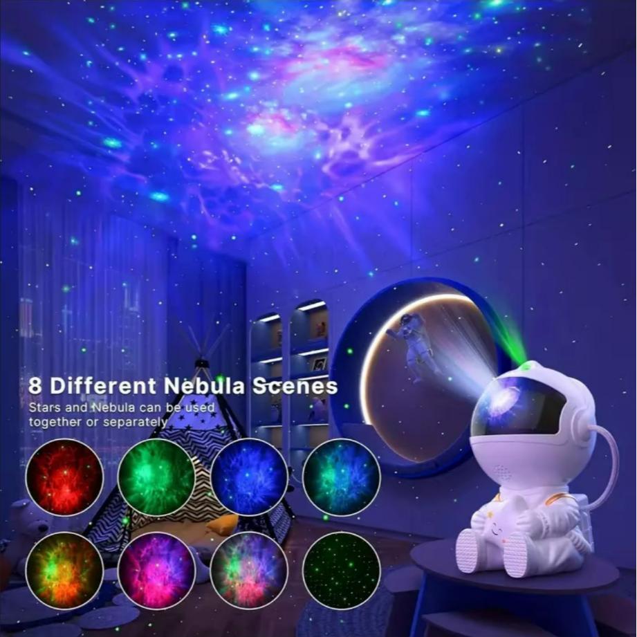 360 Degree Adjustable Astronaut Star Projector Night Light, Starry Sky Projector, Remote Control, Dimmable LED Lamp, Timer Function, Home Decor, Bedroom Lighting