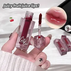 High-End Glossy Lipstick, Moisturizing Anti-Chapping, Clear Fake Skin Effect, Mirror Water Glass Finish, Perfect Gift for Women