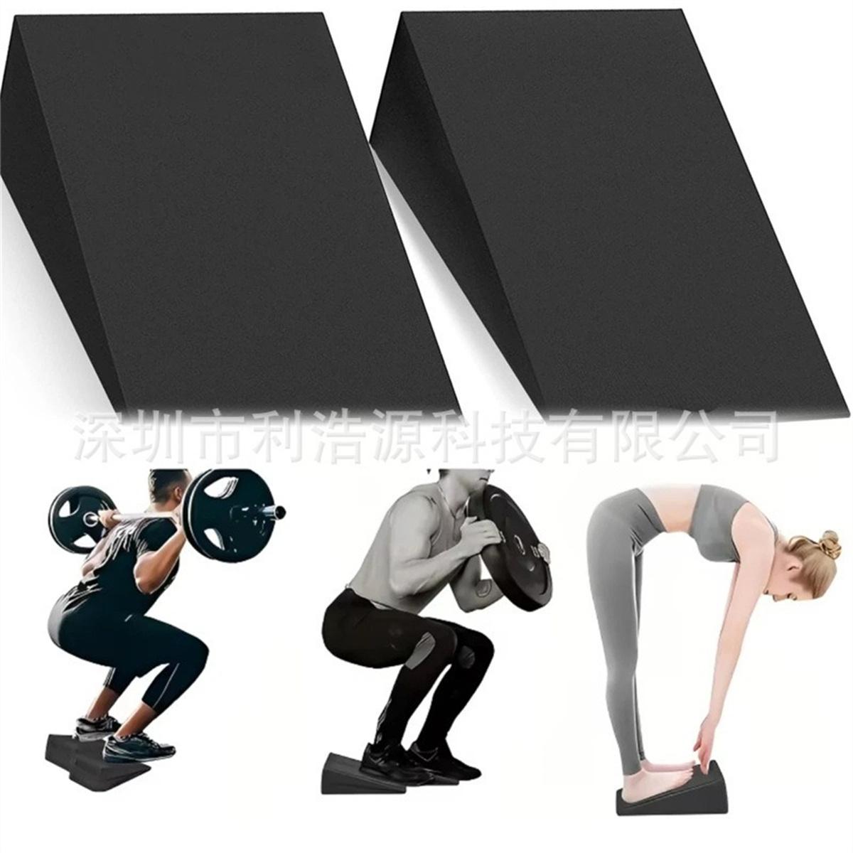 1pcs anti slip high-density yoga brick squat EVA wedge brick foot tilt board for foot stretching Pilates exercise Yoga Equipment
