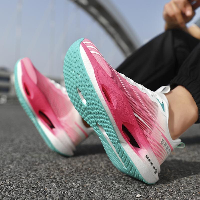 High-End Carbon Plate Cushioning Sneakers | Unisex Walking Running Sneakers Breathable Soft Anti-Slip Wear-Resistant 35-45