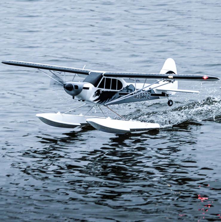 FMS 1300mm PA-18 Super Cub with Reflex V3, PNP / RTF ,The best Gifts（RTF = plane, remote, battery battery charger，PNP = plane only）