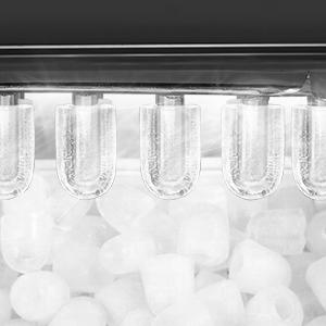 G E Profile Opal 1.0 Nugget Ice Maker| Countertop Pebble Ice Maker | Portable Ice Machine Makes up to 38 lbs of Ice Per Day | Stainless Steel home kitchen bar party Slow Masticating Cold Press Juicer ice basket Countertop Automatic Ice Cube