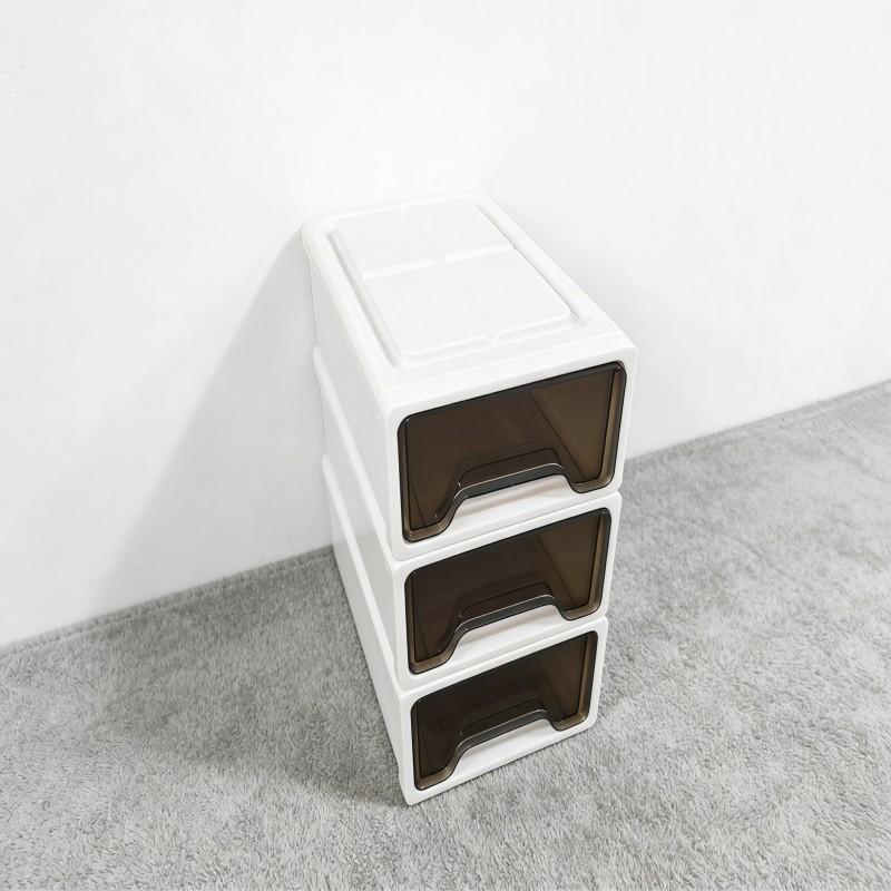 3-Piece Stackable Drawer Organizer Set for Clothing, Documents, and Household Items Ideal Storage Solution for Wardrobes and Desktops, Closet Organization and Storage, Collapsible Storage Cabinet, Storage Drawers.