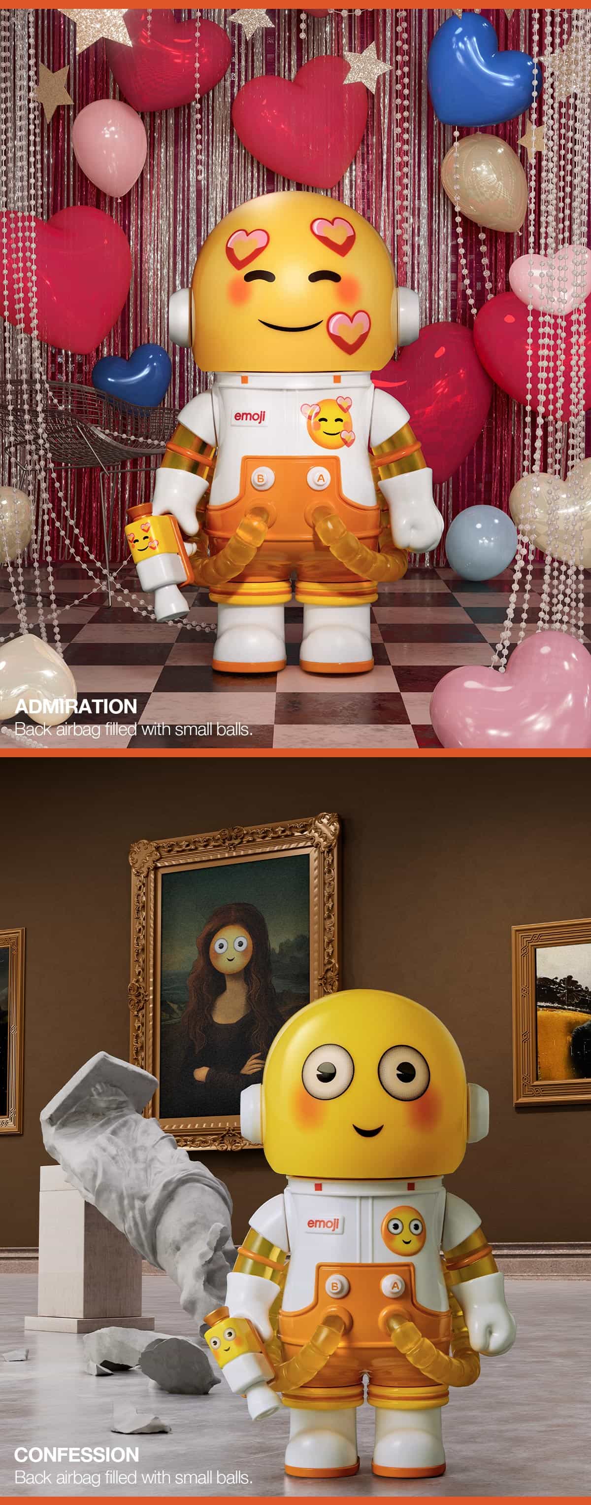 POP MART MEGA SPACE MOLLY 100% × emoji? Series POP MART MEGA SPACE MOLLY 100% × emoji? Series