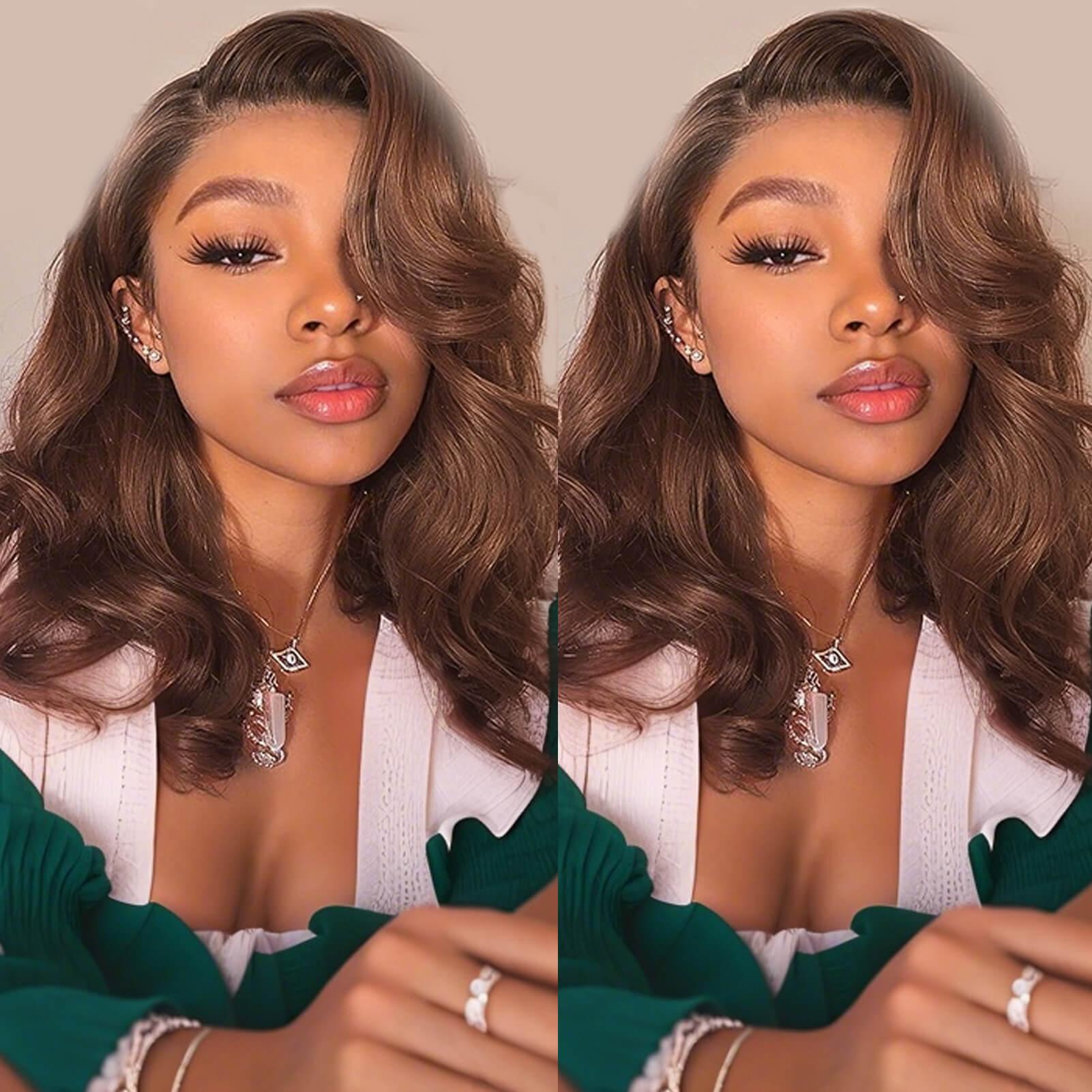 Glueless Staight Short Bob Wig 5x5 Pre Plucked Hairline Pre-Cut  Lace Wig 180% Density HD Transparent Lace Closure Wigs Human Hair for Black Women Short Straight Bob Wigs No Glue Lace Closure Wigs Beginner Friendly Gift for Girlfriend/Wife/FamilySpringtok