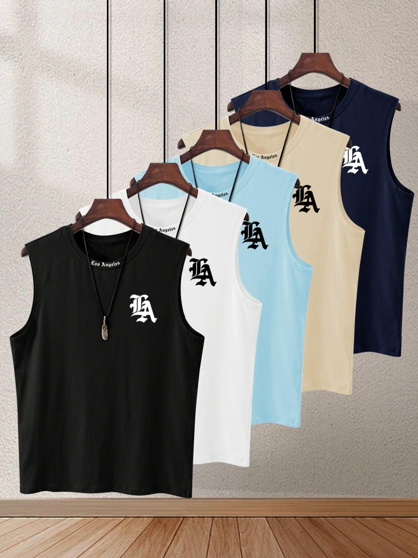 Men's Quick-Dry Sleeveless Tank Tops, Fitness Workout Vest, Gym Muscle Tee, Casual Summer Fitted T-Shirts, Comfortable Underwear for Sports & Daily Wear