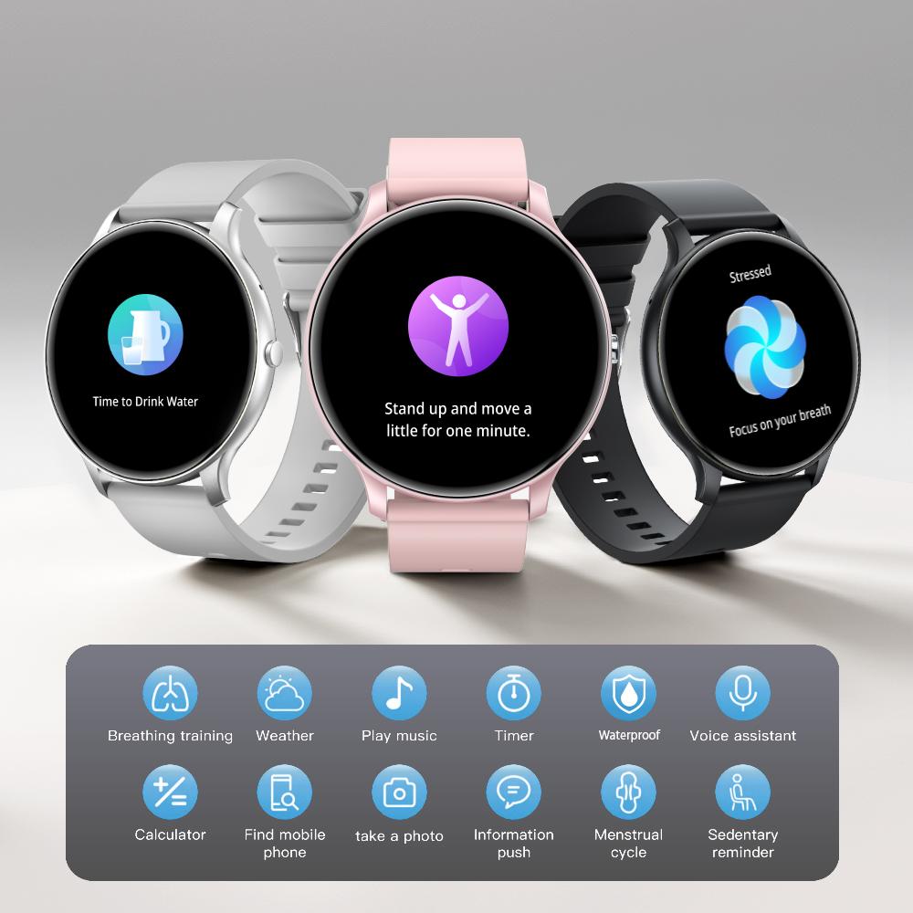 1pcs Smart Watch for Women Men, 1.46 Inch Full Screen, IP68 Waterproof, Multiple Exercise Modes, Wireless Calls, Pedometer, Perfect Gift, Waterproof Wearable Smartwatch, Waterproof Multifunctional Watch
