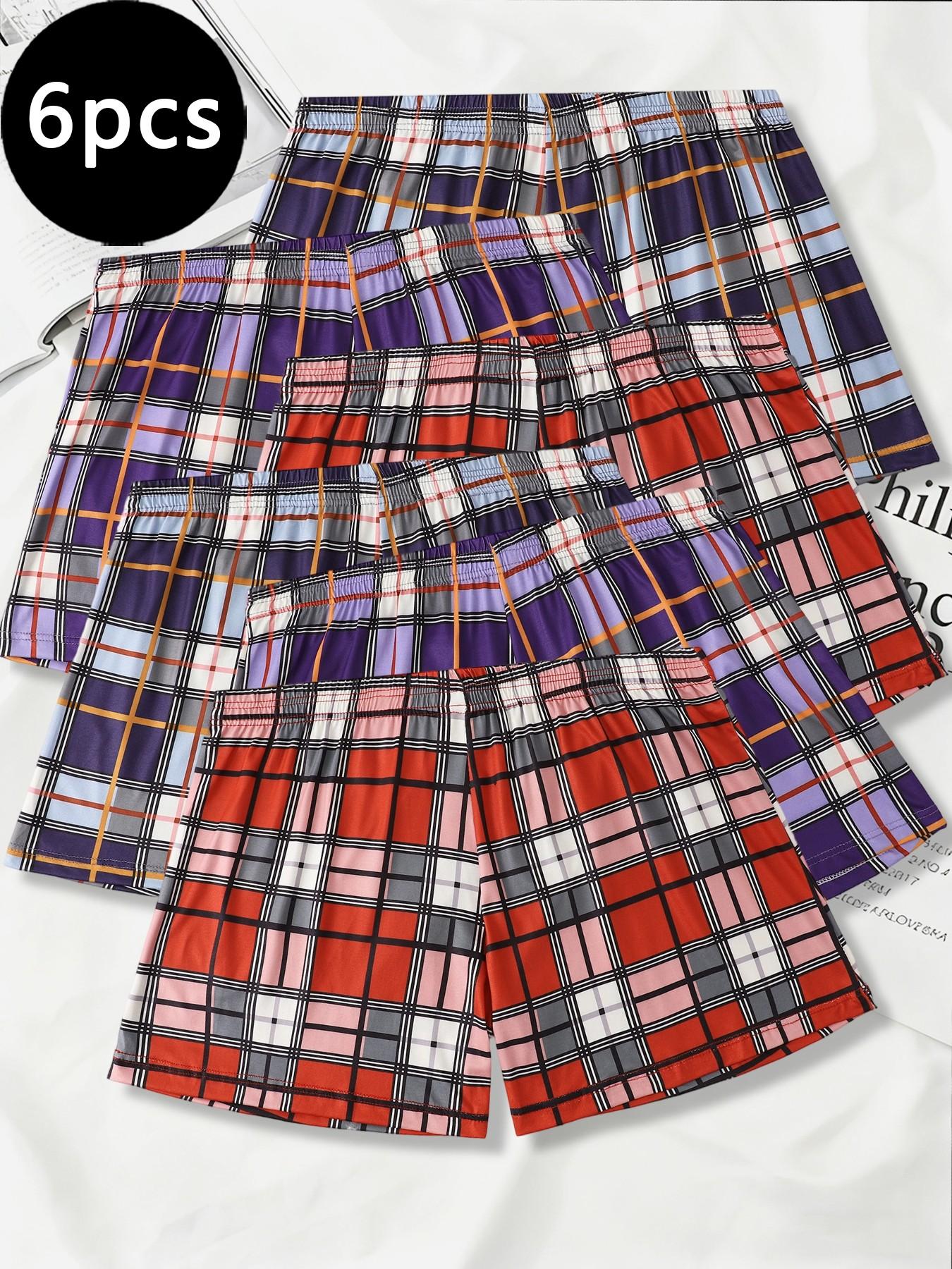 6-pack high-quality men’s boxers, washable and long-lasting.breathable lounge boxers, perfect for sleeping and relaxing.