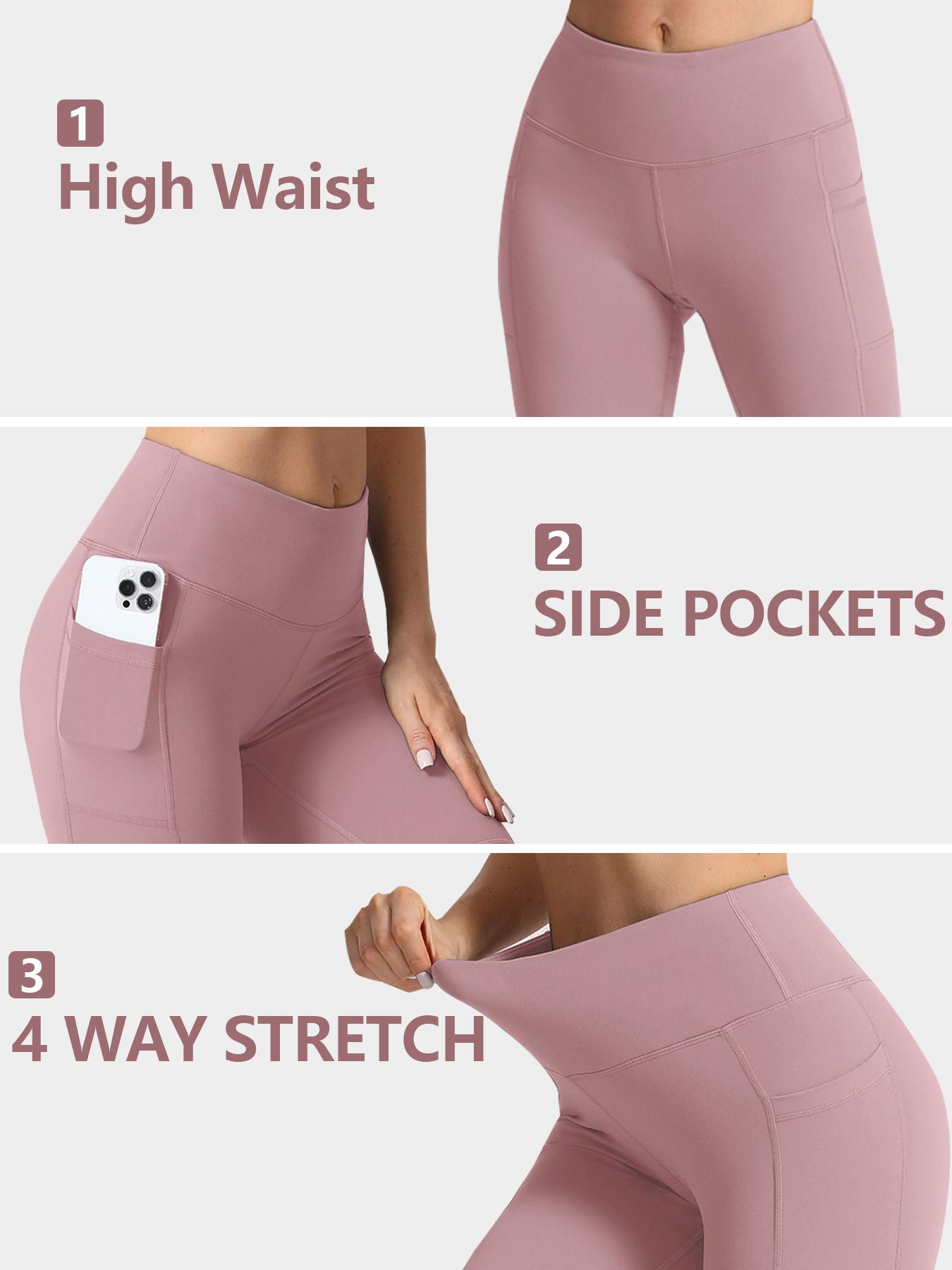 CHRLEISURE 3PCS Biker Shorts for Women High Waist Ultra Soft Womens Workout Shorts with Pocket Opaque Yoga Gym Running Volleyball Short