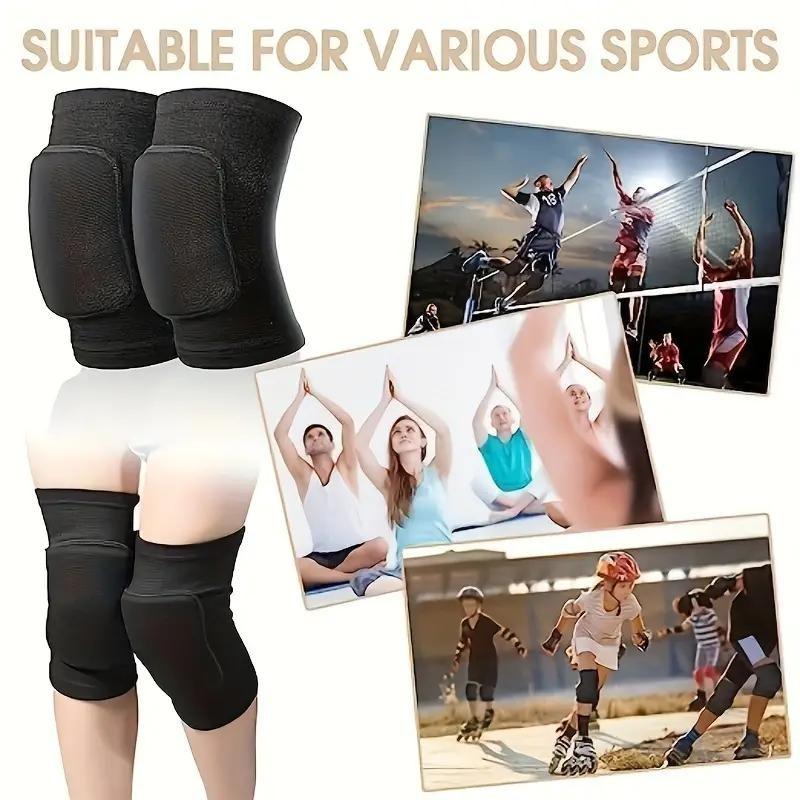 Soft Breathable Volleyball Knee Pads for Men and Women, Ideal for Yoga Tennis Wrestling Running Cycling Climbing, Comfortable Foam Protection