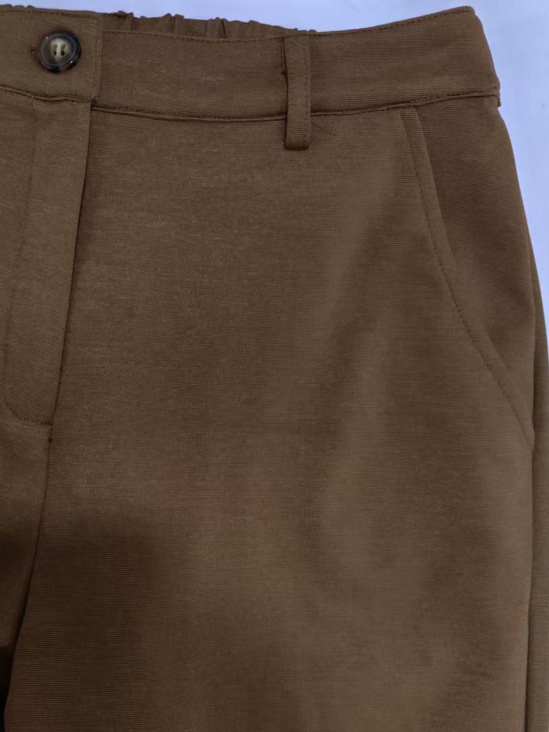 Women's Elegant Two-Piece Set, Leopard Bow Blouse and Solid Color Pants, Casual Sexy, Slight Stretch Fabric, Perfect for Fashion Occasions Women's Elegant Two-Piece Set, Leopard Bow Blouse and Solid Color Pants, Casual Sexy, Slight Stretch Fabric, Perfect for Fashion Occasions