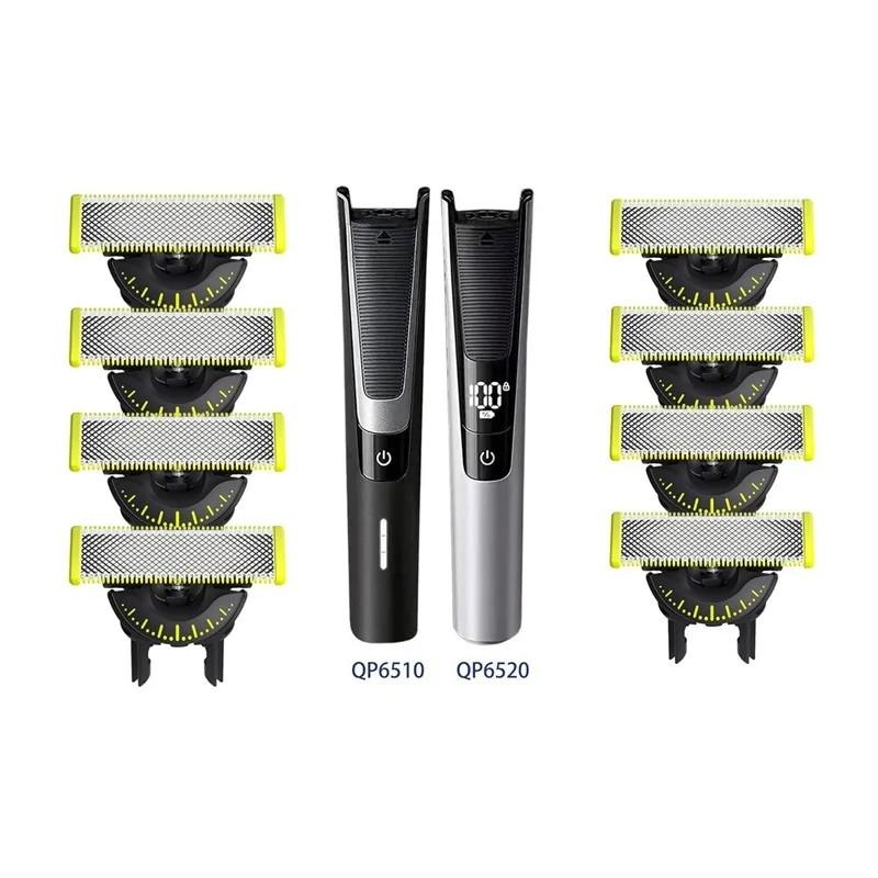 Replacement Blade Set for Oneblade Small T Knife Qp210/50 2523 2630 2527qp652, 1-10 Blades Beard Trimmer Accessories, Men's Perfect Gift Tool