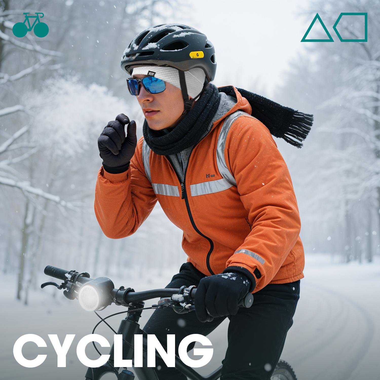 Unisex Winter Warm Skull Cap for Men Women,Lightweight Beanie Cycling Hat Breathable Helmet Liner Workout Hat