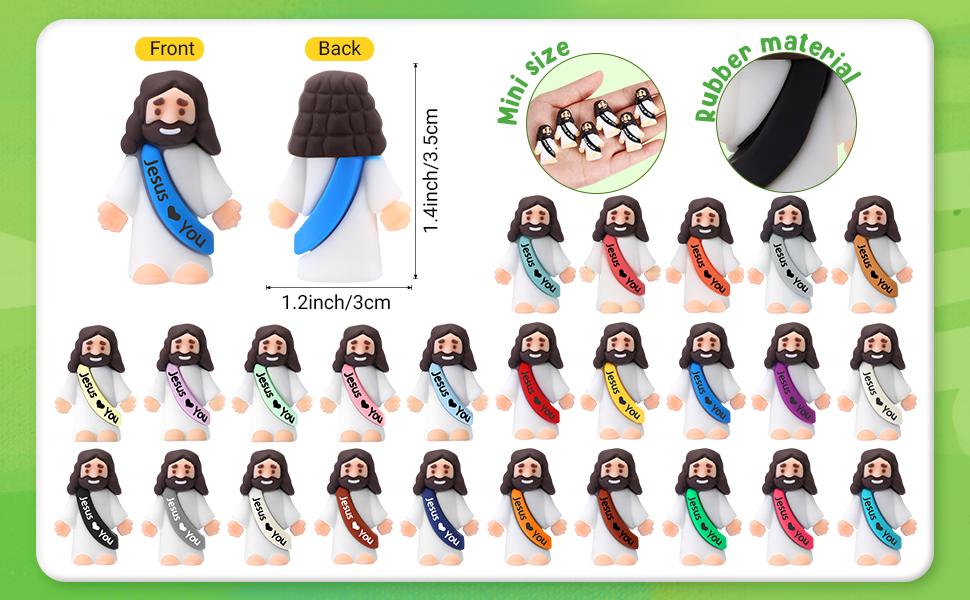 Mini Jesus figures for Easter and church events