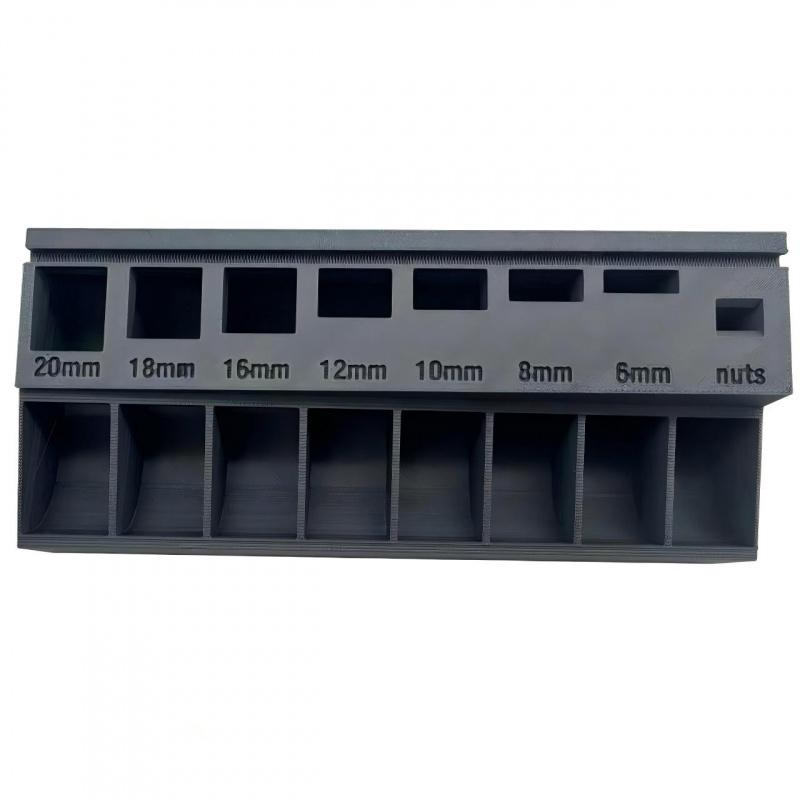 3D Printed M3 Bolt Organizer, New Creative Household Bolt Sorter Tool Ornament for Garage Workshop Home Storage Toolbox