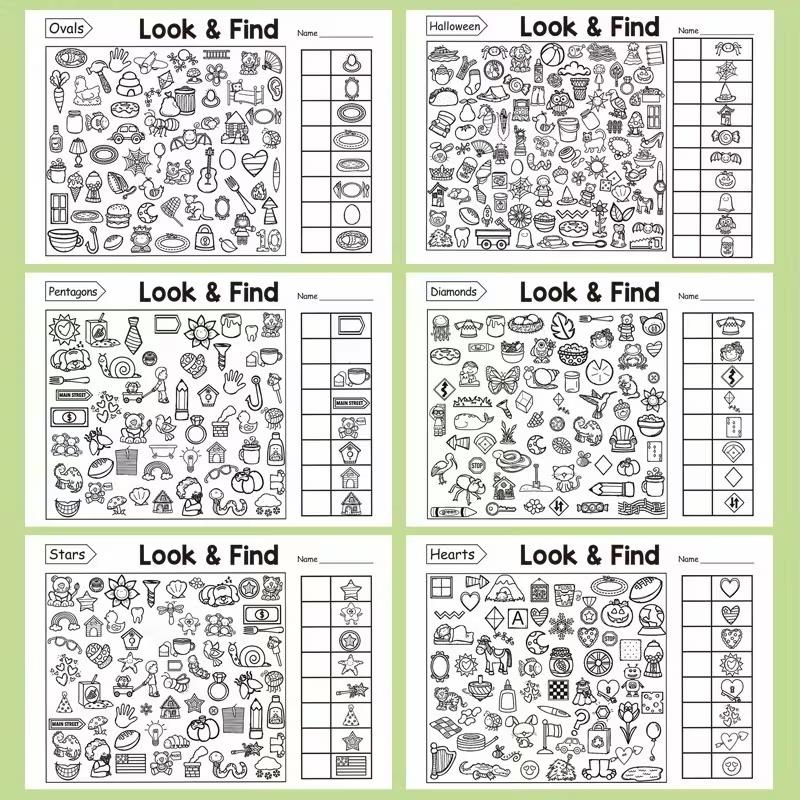 Fun Hidden Objects Book, Interactive Find-It Coloring Book, Discovery Activity Book, Visual Search Challenge, Educational Toy, Interactive Coloring Books, Interactive Learning, Creative Coloring Pages, Learning Through Coloring