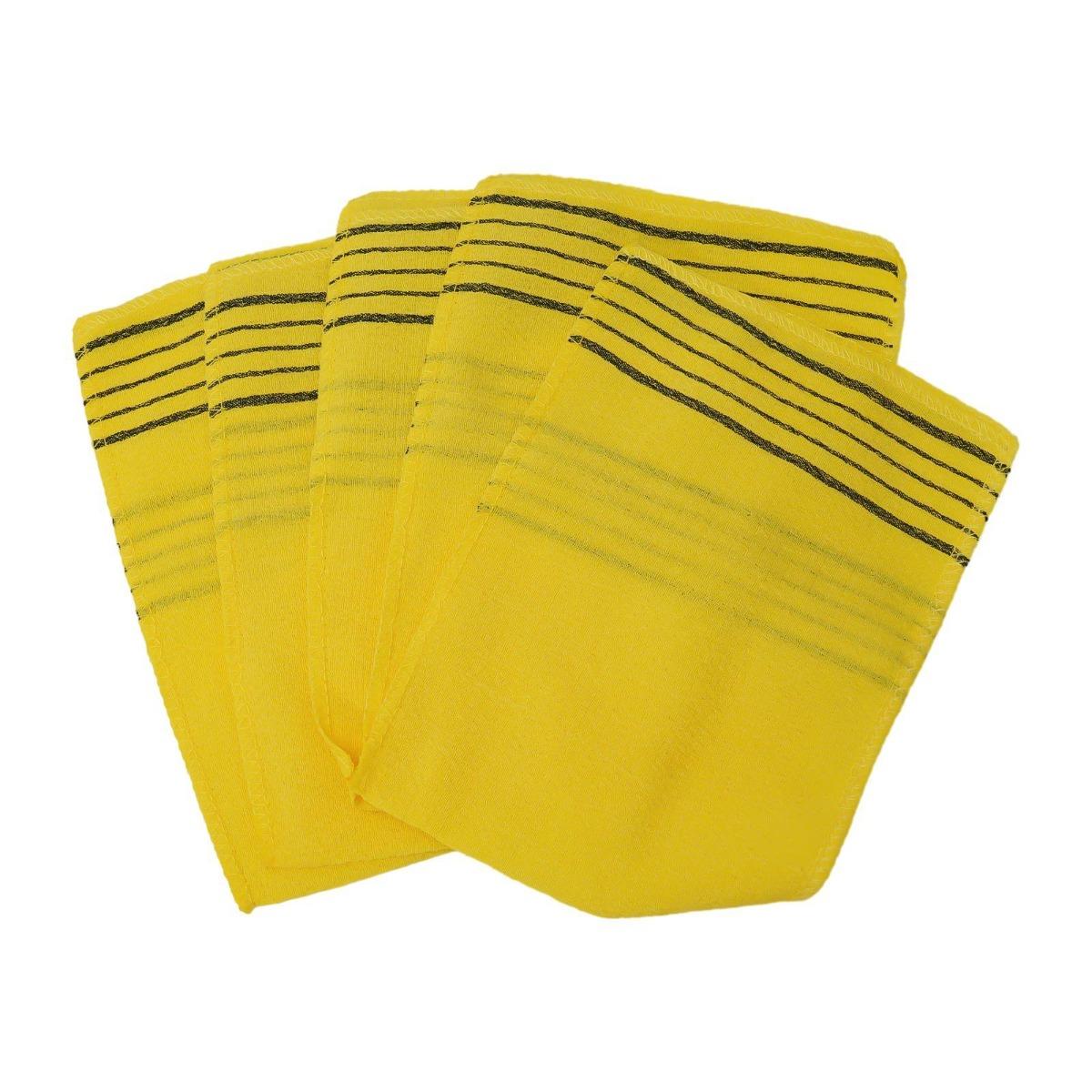 5PCS Korean Exfoliating Shower Gloves - Deep Cleaning Bath Mitts for Smooth Skin, Body Scrub (Personal Care for Camping & Hiking)