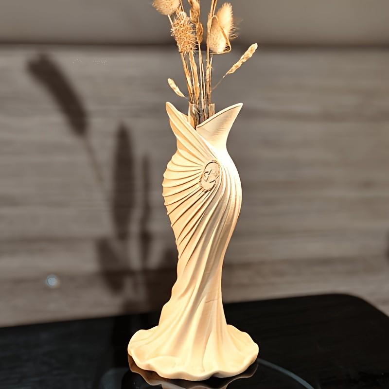 Elegant Dress Vase Decoration, High Fashion Home Decor, Standard Test Tube Holder, Artistic Vase, Bedroom Decor, Holiday Gift