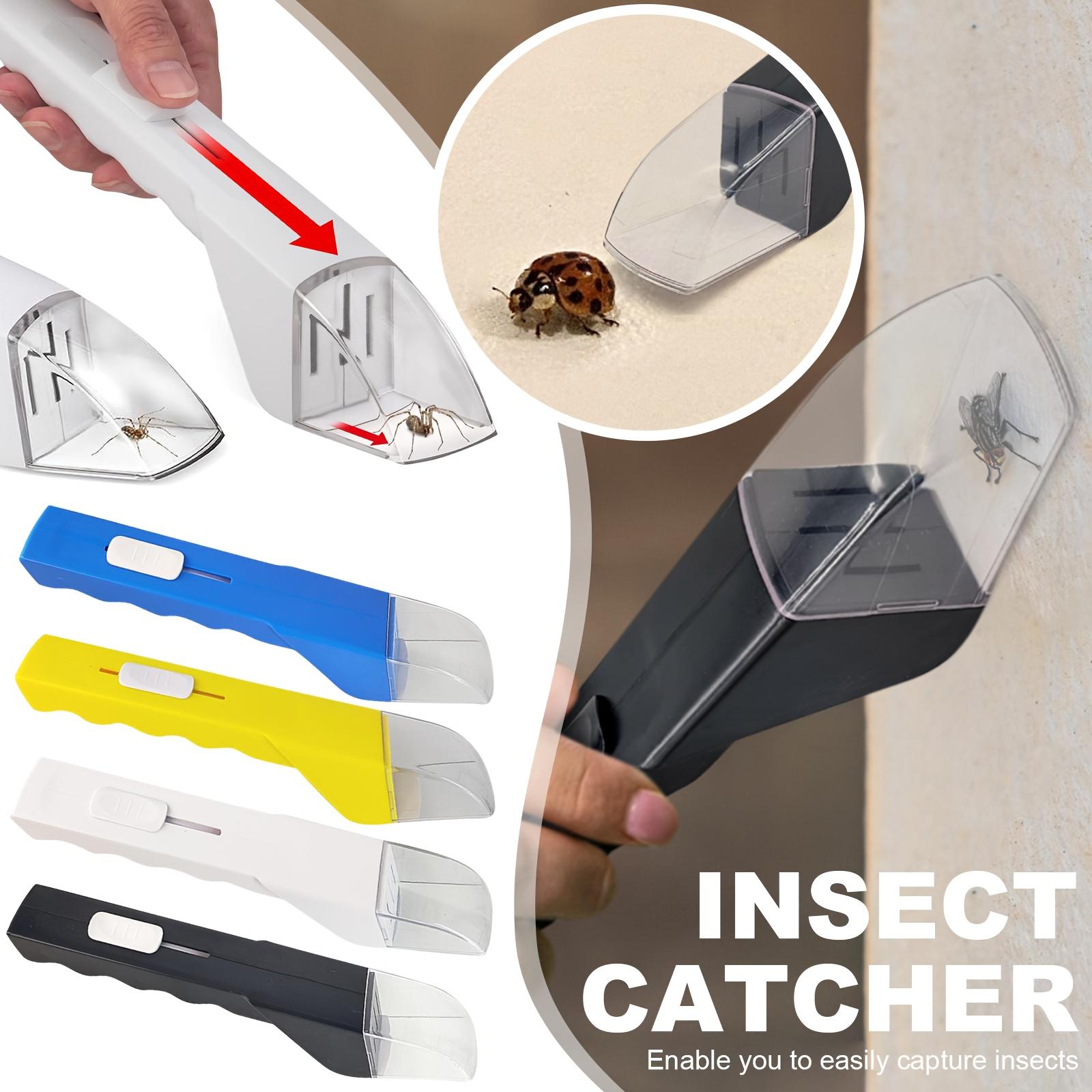 Bug Catcher Tool with Quick Release for Kids, 27cm No-Touch Insect Catch & Release, Portable Humane Bug Catcher with Clear Window, Safe for Kids & Adults Indoor Outdoor