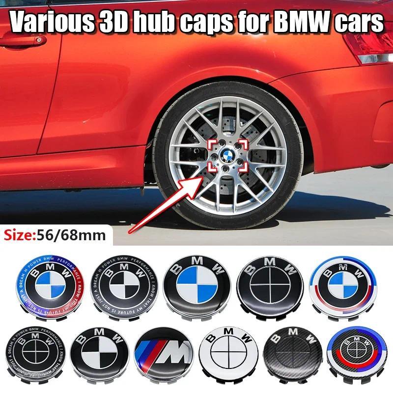 4Pcs/Set 56MM/68MM Car Styling Wheel Center Cap Hub Covers Badge Accessories For BMW M X5E70 E30 X3G01 F40 X3F25  X5F25 F36 E85
