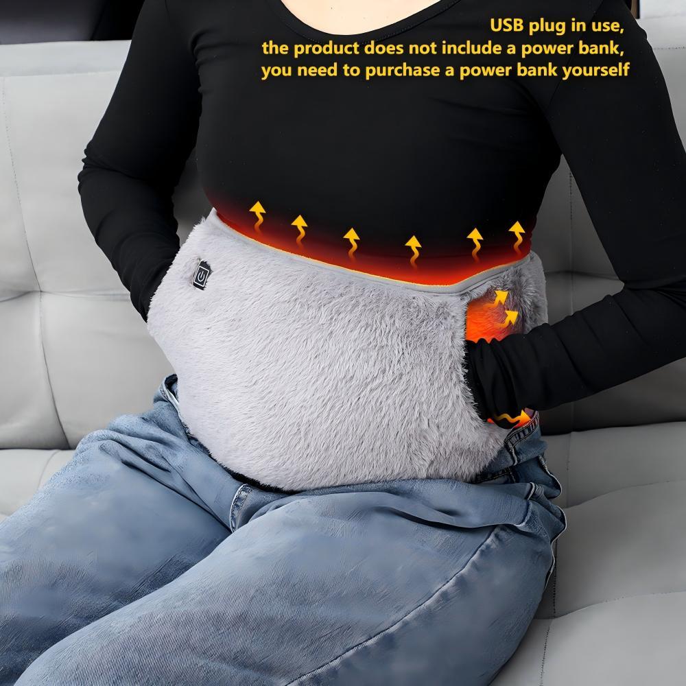 Heated Waist Belt, Graphene Heating USB Warmer, Winter Gift, Warm Christmas Present, Electric Heat Belt, Heated Wrap, No Charging Included
