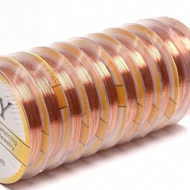 Flexible Transparent Nylon Beading Thread, DIY Jewelry Making Wire, Craft Hair Accessories, Floral Binding String, Ideal for Crafts