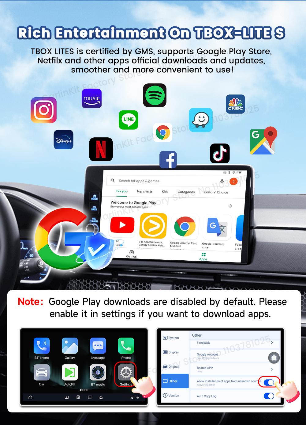 【BlackFriday】CarlinKit carplay adapter TBOX lite s, support Netflix - Watch TV Shows car Online, Plug and Play Online Audio Streaming Retains Original Controls HDMI Output 【BlackFriday】CarlinKit carplay adapter TBOX lite s, support Netflix - Watch TV Shows car Online, Plug and Play Online Audio Streaming Retains Original Controls HDMI Output
