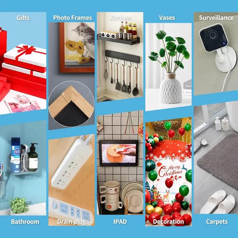 [Holiday Haul] Ultra-strong Double Sided Adhesive,Nano Tape Transparent Reusable Waterproof Tapes Heat Resistance Bathroom Home Decoration-9.85FT