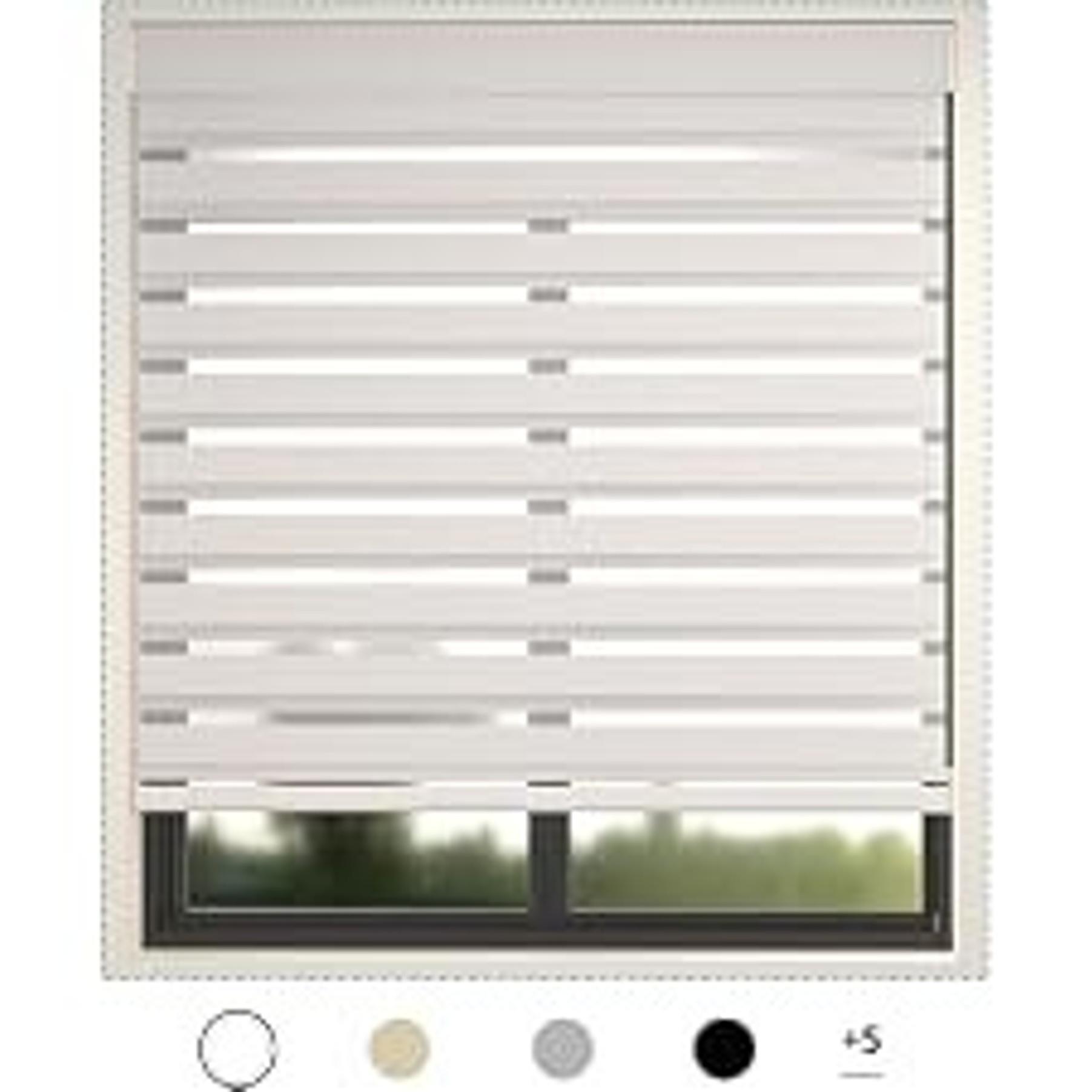 Custom Cordless Blackout Cellular Shades for Windows, Honeycomb Window Shades with Thermal Insulation, Child & Pet Safe Room Darkening Shade, Easy Install, Custom Size, White