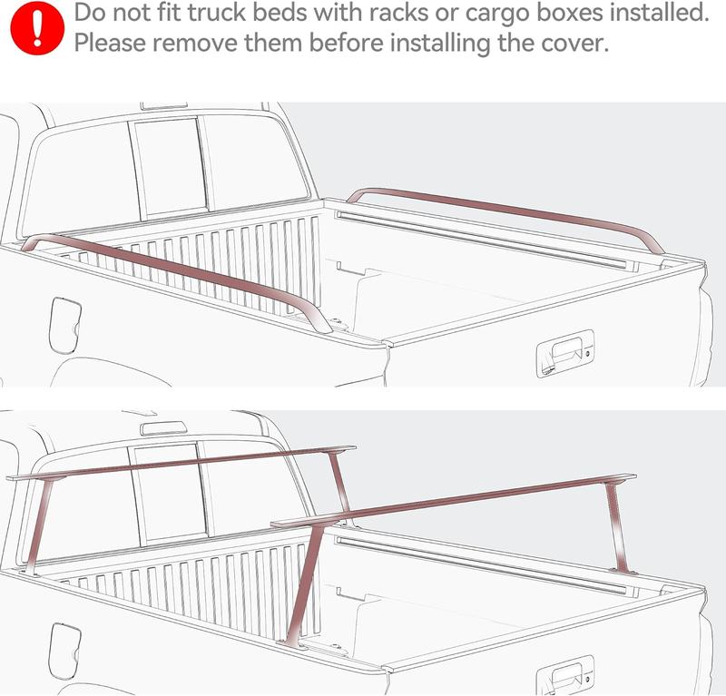 OEDRO Soft Roll-Up Tonneau Cover Fits for 2015-2026 Chevrolet Colorado GMC Canyon 5.2ft Bed, Full Protection with Durable Double-Layer PVC Vehicle