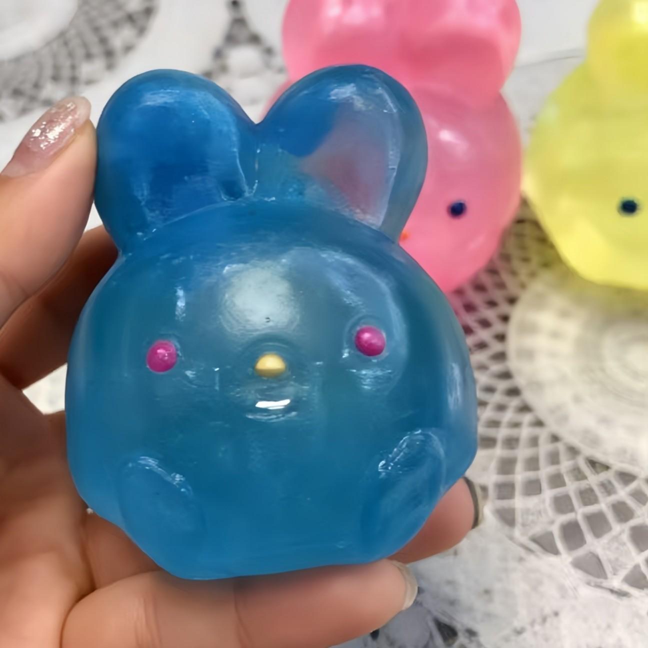 Stress Relief Realistic Rabbit Squeeze Toy, Educational Stress Reliever, Soft Plush Bunny, Perfect for Anxiety Reduction, Kids & Adults