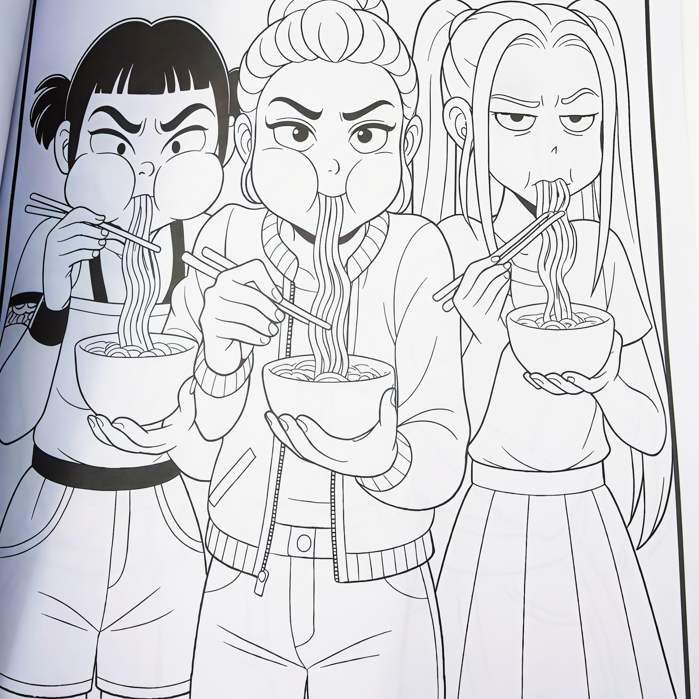 Kpop Devil Hunter Coloring Book, Perfect Gift for Fans, High-Quality Paper, Stress Relief and Creativity, Essential Art Supplies,Demon Hunters Kpop Merch Kpop Devil Hunter Coloring Book, Perfect Gift for Fans, High-Quality Paper, Stress Relief and Creativity, Essential Art Supplies,Demon Hunters Kpop Merch