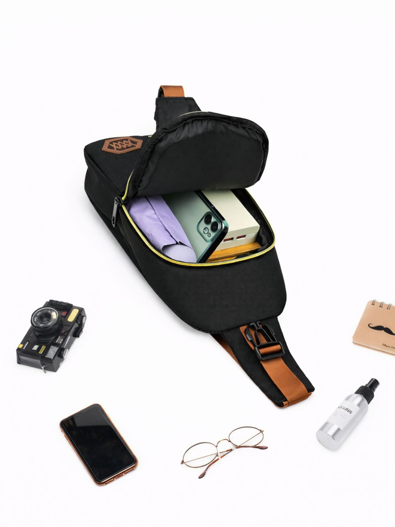 Viral Crossbody Sling Bag, Waterproof Nylon Chest Bag for Everyday, Aesthetic Spring 2026 Trend, TikTok Made Me Buy It, Must-have Travel Gear.