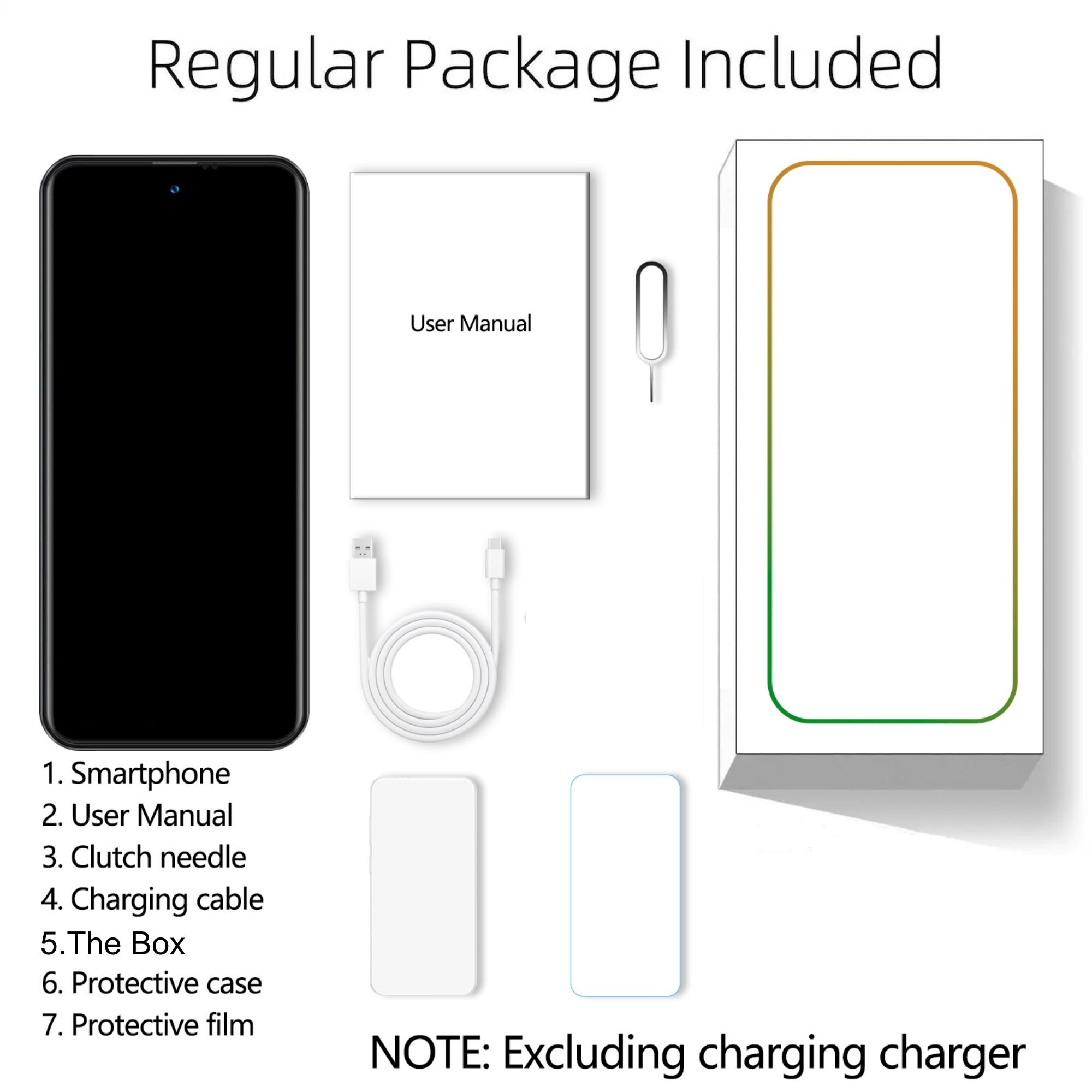 FUFFi-LED Glowing Phone, 6.67 Inch Display, 5+16mp Camera, 4+32GB Memory, 4400mah Battery, Android 12.0, Dual Sim 4g Smartphone