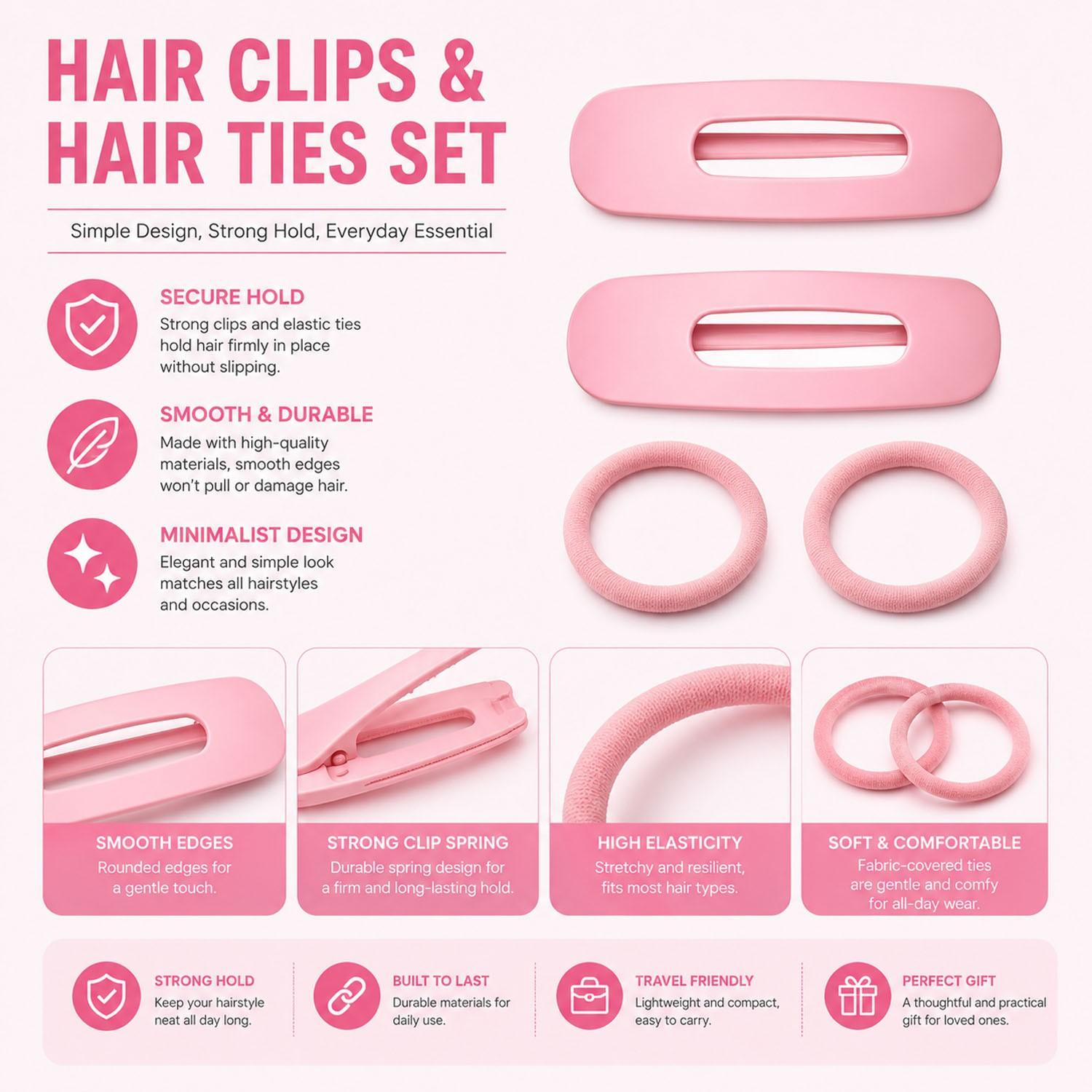 8Pcs Satin Heatless Curling Set, Luxury Overnight No-Heat Hair Curler Kit Heatless Hair Curlers with Satin Bonnet, Curling Headband, Scrunchies, Hair Clip & Hair Ties, Wake Up with Salon-Like Soft Curls, Smooth Waves & Frizz-Free Hair