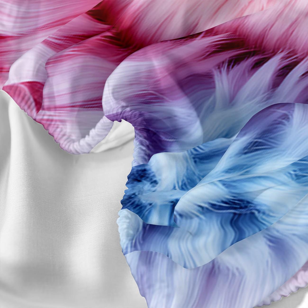 3D Plush Heart Bed Skirt, Full Coverage Non-Slip Mattress Protector, Soft Skin-Friendly All-Season Bed Cover, Student Dorm Home Use