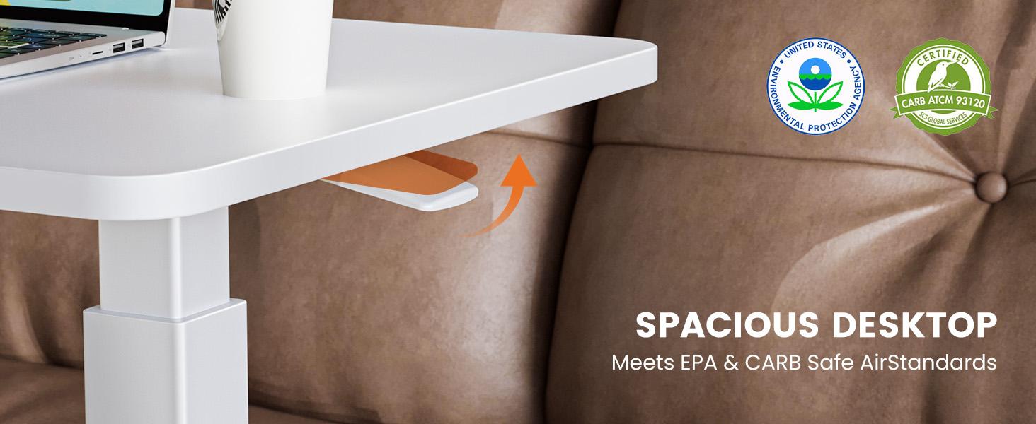 Rolling Overbed Table,Adjustable Bedside Desk with Wheels,Mobile Laptop Table for Working Studying Eating at Home or Bedside Rolling Overbed Table,Adjustable Bedside Desk with Wheels,Mobile Laptop Table for Working Studying Eating at Home or Bedside