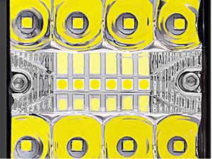 Nilight LED Pods 2Pcs 3Inch 42W LED Cubes Upgraded Spot Flood Combo Square Driving Fog Off Road Lights Work Lighting for Trucks Pickup Golf Cart SUV ATV UTV 4x4 Vehicle Lamp