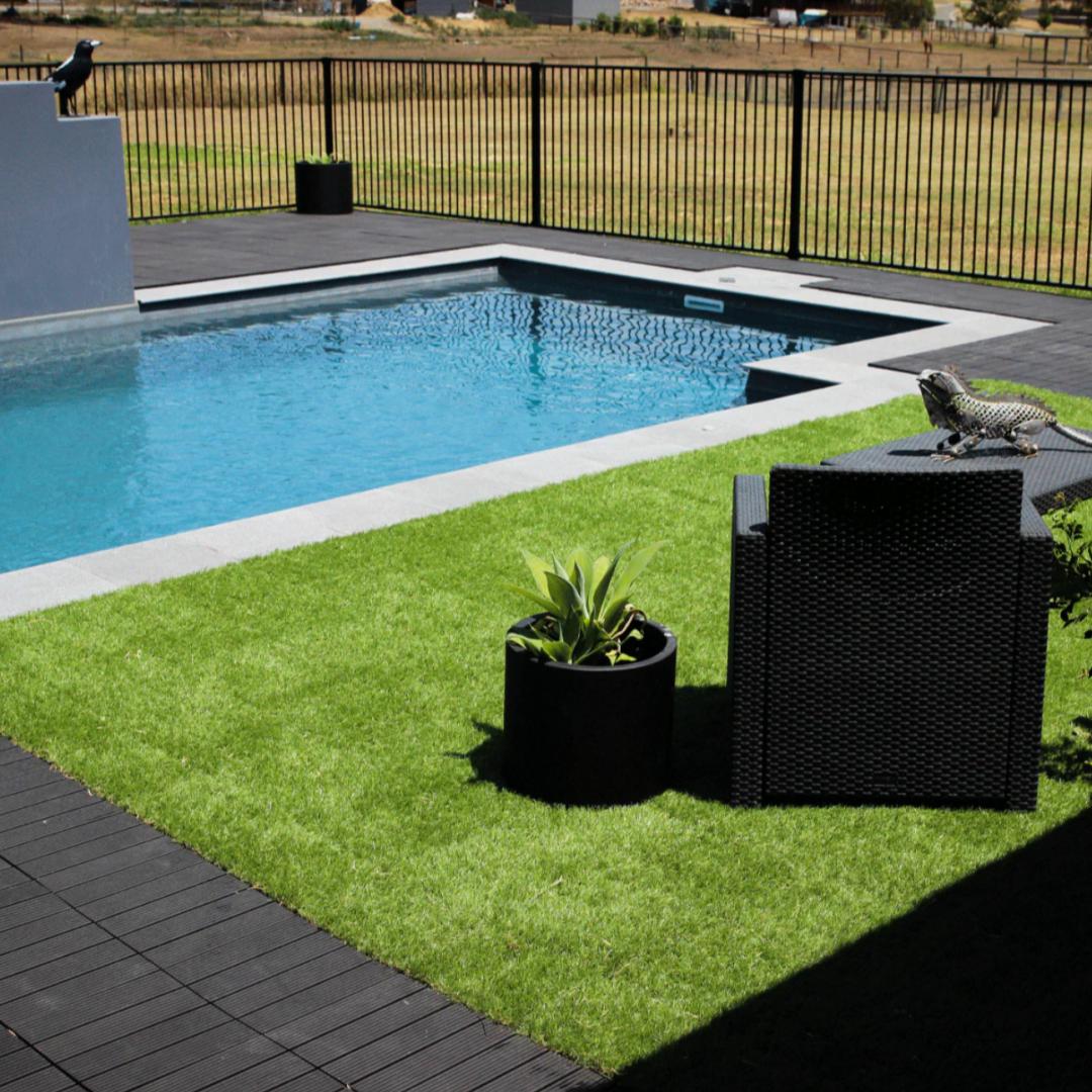 Artificial Grass Tiles Interlocking Turf Squares Deck 36 Pack -12"x12" Indoor Outdoor Faux Grass Rug with Drainage Holes-Fake Grass Tiles Self-draining for Garden Lawn Landscape Balcony Decoration